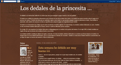 Desktop Screenshot of losdedalesdelaprincesita2.blogspot.com