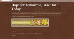 Desktop Screenshot of hopefortomorrowgracefortoday.blogspot.com