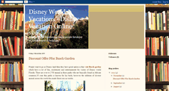 Desktop Screenshot of disneyvacationonline.blogspot.com