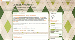 Desktop Screenshot of lemonaccount.blogspot.com
