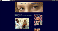 Desktop Screenshot of anniesblogcentral.blogspot.com