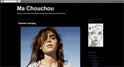 Desktop Screenshot of machouchou.blogspot.com