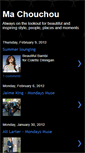 Mobile Screenshot of machouchou.blogspot.com