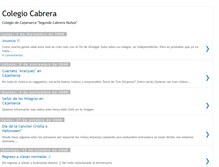 Tablet Screenshot of colegio-cabrera.blogspot.com