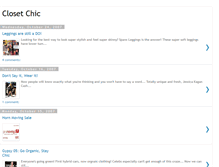 Tablet Screenshot of closetchic.blogspot.com