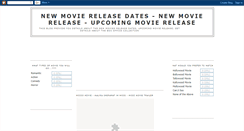 Desktop Screenshot of newmoviereleasedates.blogspot.com