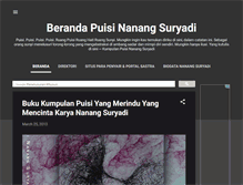 Tablet Screenshot of nanangsuryadi.blogspot.com
