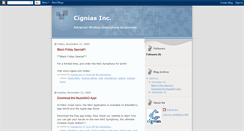 Desktop Screenshot of cignias.blogspot.com