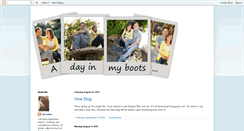 Desktop Screenshot of adayinmyboots.blogspot.com