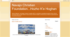Desktop Screenshot of navajochristianfoundation.blogspot.com