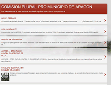 Tablet Screenshot of comisionpluralpromunicipiodearagon.blogspot.com