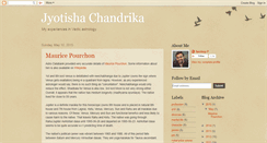 Desktop Screenshot of jyotishachandrika.blogspot.com