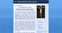 Desktop Screenshot of ponuncrucifijo.blogspot.com