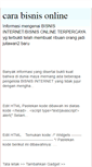 Mobile Screenshot of cara-bisnisonlines.blogspot.com