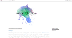Desktop Screenshot of millesoffashion.blogspot.com