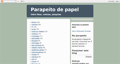 Desktop Screenshot of parapeitodepapel.blogspot.com