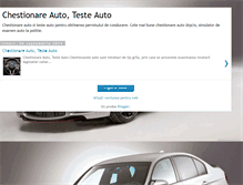 Tablet Screenshot of chestionare-auto-teste-auto.blogspot.com
