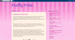 Desktop Screenshot of fluffyfrills.blogspot.com