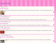 Tablet Screenshot of fluffyfrills.blogspot.com