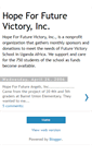 Mobile Screenshot of hopeforfuturevictory.blogspot.com