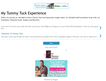 Tablet Screenshot of mytummytuckexperience.blogspot.com