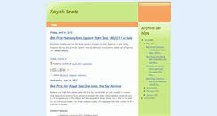 Desktop Screenshot of kayak-seats.blogspot.com