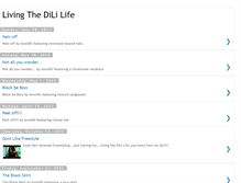 Tablet Screenshot of livingthedililife.blogspot.com