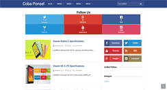 Desktop Screenshot of cobaponsel.blogspot.com