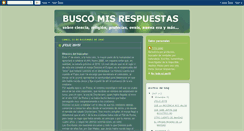 Desktop Screenshot of buscomisrespuestas.blogspot.com