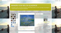 Desktop Screenshot of mansaodosbelosquadros.blogspot.com