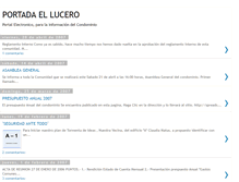 Tablet Screenshot of portadaellucero.blogspot.com