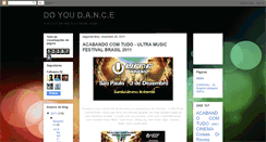 Desktop Screenshot of doyoudance.blogspot.com