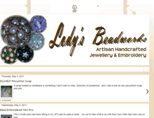 Tablet Screenshot of lodysbeadworks.blogspot.com