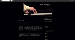 Desktop Screenshot of mattmitchellus.blogspot.com