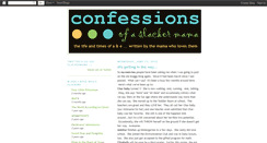 Desktop Screenshot of confessionsofaslackermama.blogspot.com