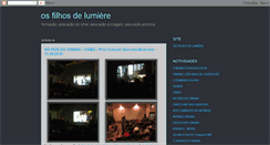 Desktop Screenshot of osfilhosdelumiere.blogspot.com