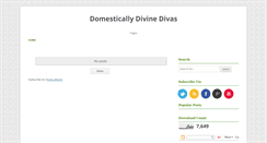 Desktop Screenshot of domesticallydivinedivas.blogspot.com