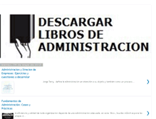 Tablet Screenshot of administracionlibros.blogspot.com