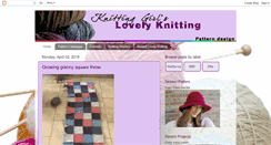 Desktop Screenshot of lovelyknitting.blogspot.com