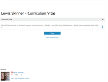 Tablet Screenshot of lewisskinner.blogspot.com