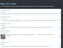 Tablet Screenshot of beauonabike.blogspot.com