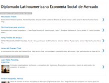 Tablet Screenshot of diplomadoeconomiasocialdemercado.blogspot.com