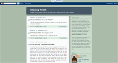 Desktop Screenshot of chasing-thoth.blogspot.com