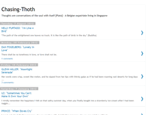 Tablet Screenshot of chasing-thoth.blogspot.com