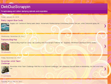 Tablet Screenshot of debduzscrappin.blogspot.com