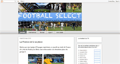 Desktop Screenshot of football-select.blogspot.com