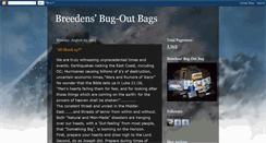 Desktop Screenshot of breedensbugoutbags.blogspot.com
