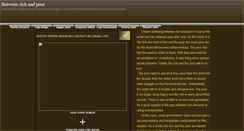 Desktop Screenshot of between-rich-and-poor.blogspot.com