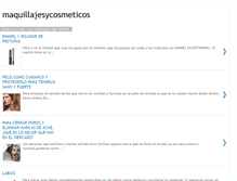 Tablet Screenshot of maquillajesycosmeticos.blogspot.com