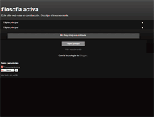 Tablet Screenshot of filosofia-activa.blogspot.com